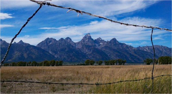 'Grand Teton Mountains' by Gill Wallis of Sutton Coldfield u3a